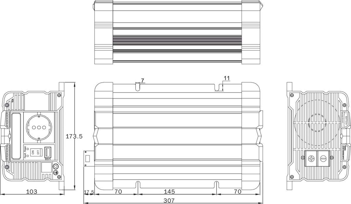 solartronics-fs-wechselrichter-fs1000d-1000w-12v-sinus-funkfernbed image 3