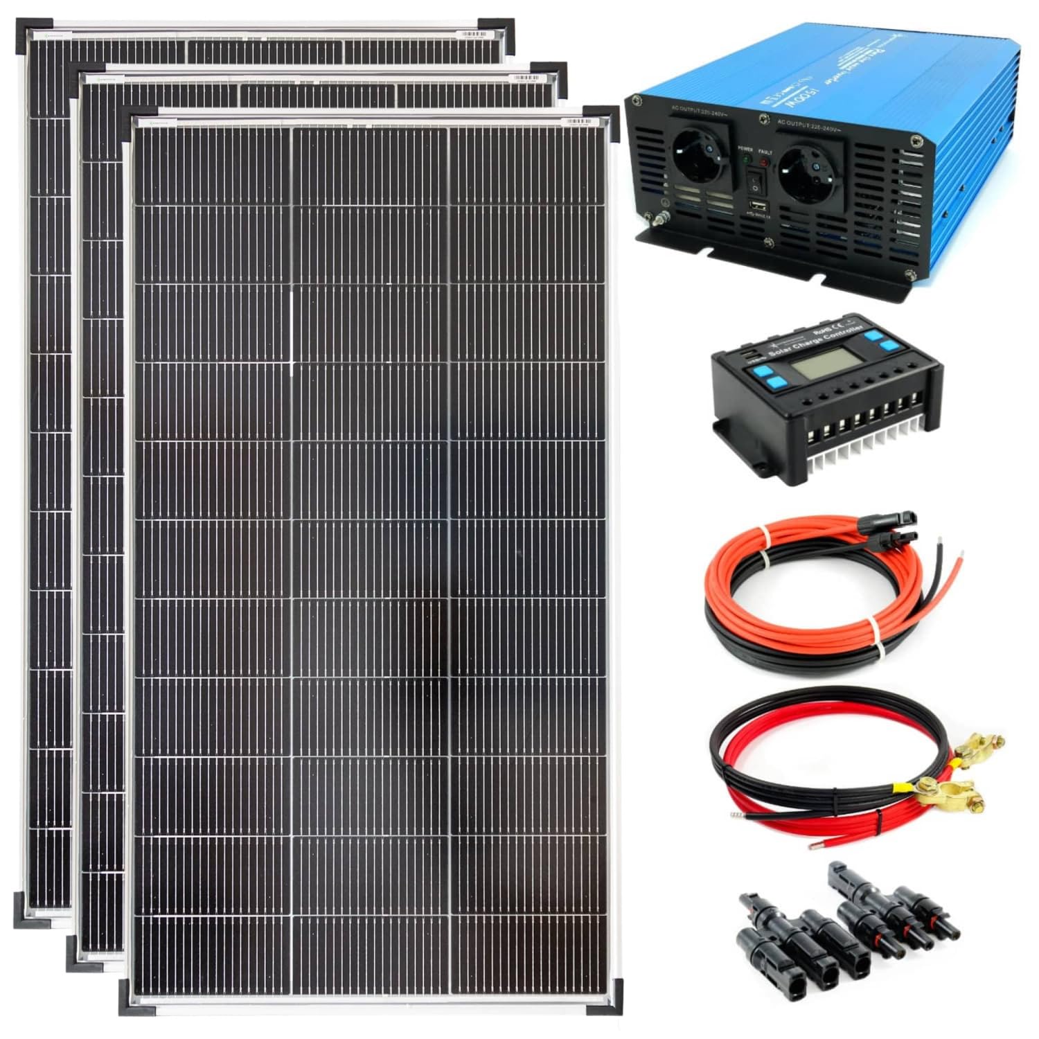 solartronics-ts-3x120w-solaranlage-mit-ts1500-wechselrichter-30a image 1