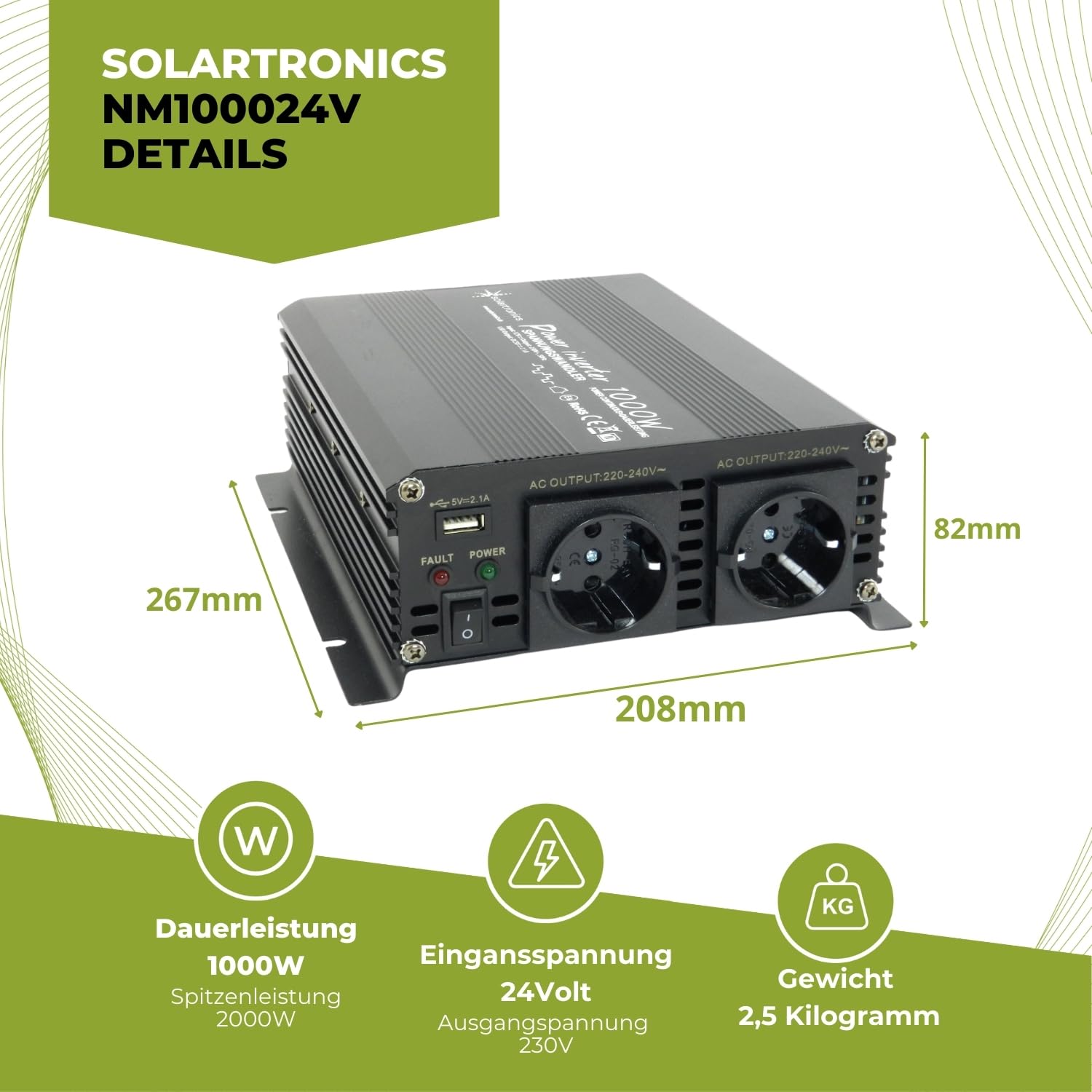solartronics-nm1000-spannungswandler-24v-1000w-wechselrichter image 3