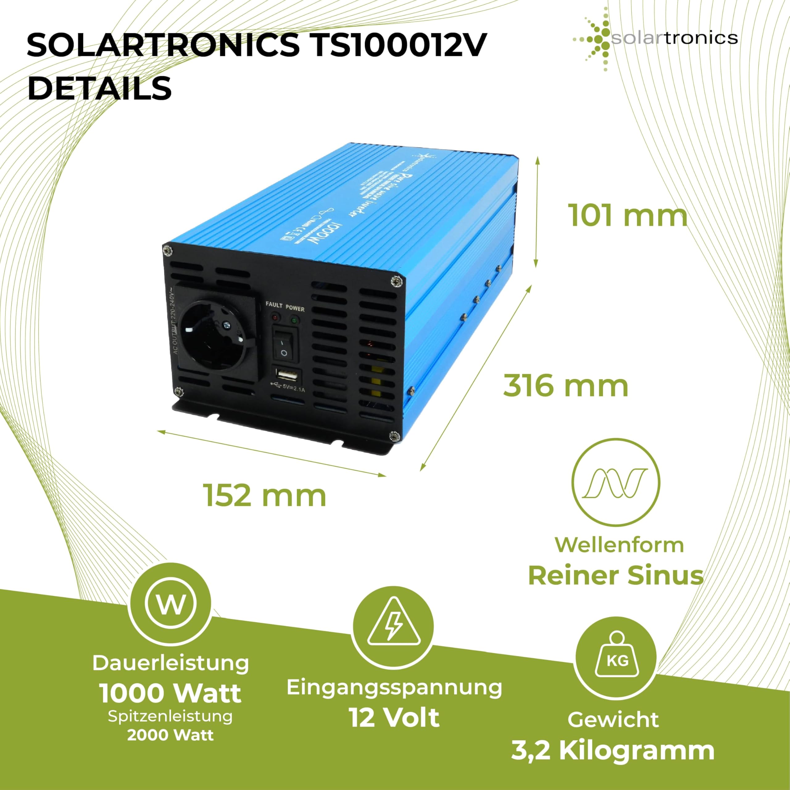 solartronics-ts1000-spannungswandler-12v-230v-1000w-sinus image 3