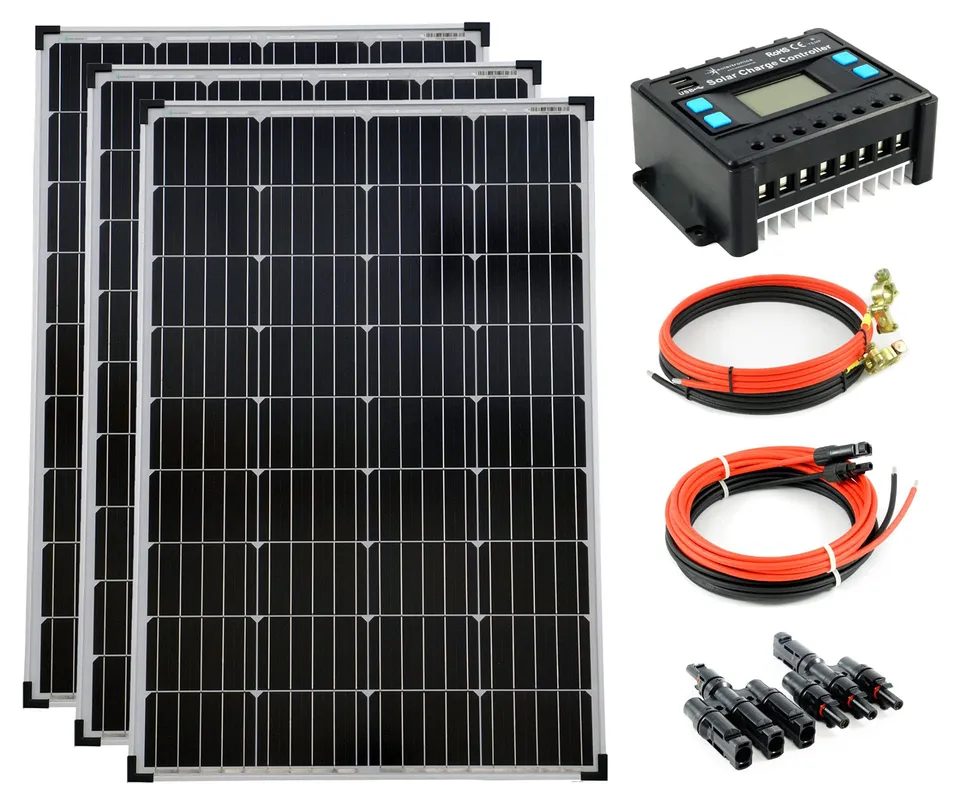 solartronics-ts-3x100-watt-solarkomplettset-20a-300w-mono image 1